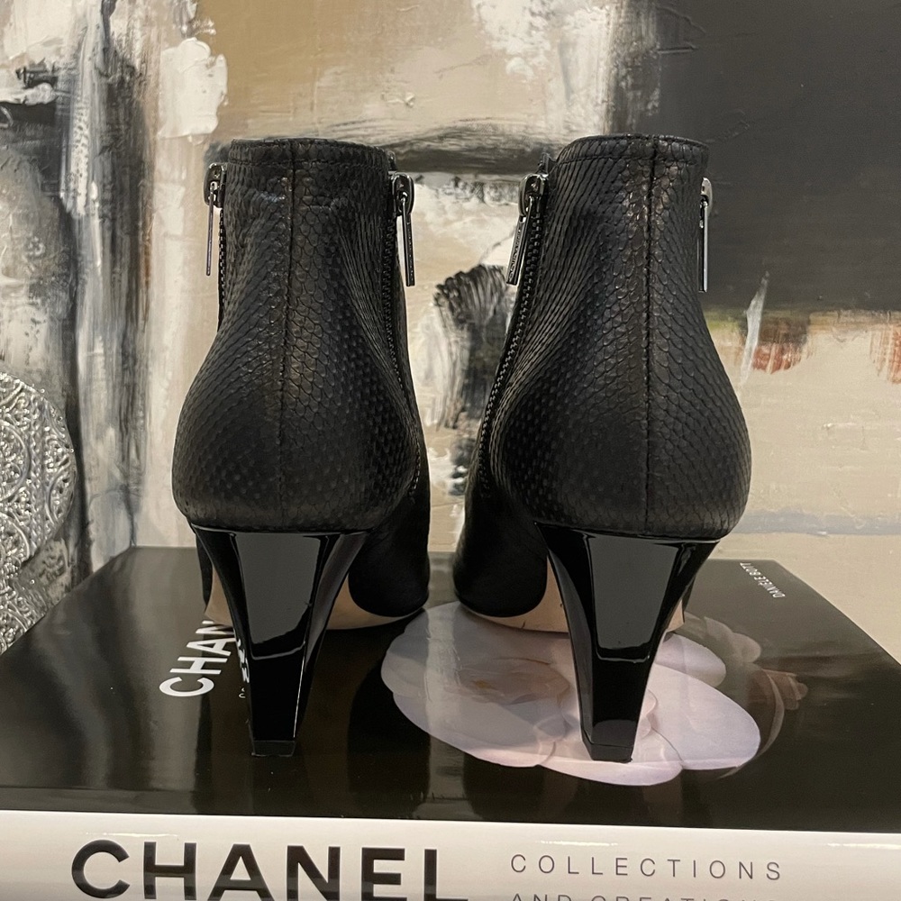 Jimmy Choo Embossed Leather Boots - Picture 11 of 13